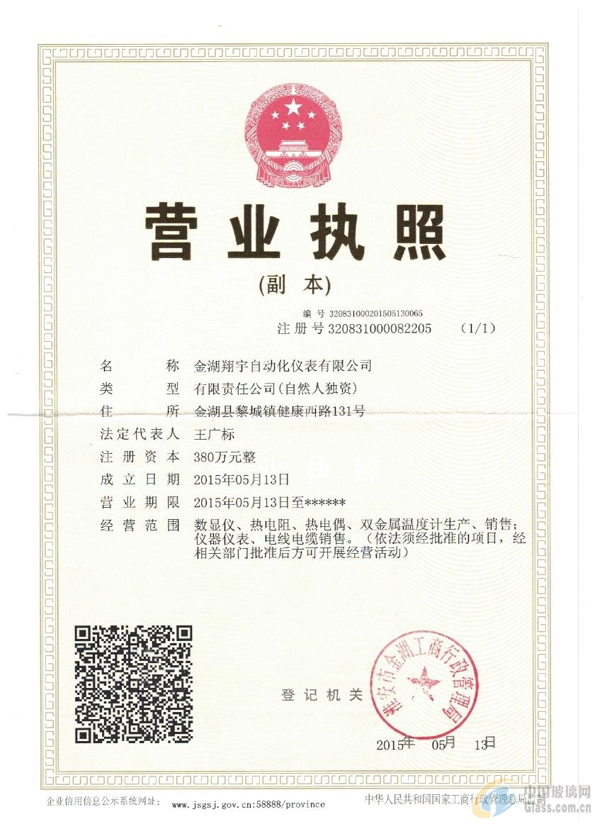 金湖翔宇自動(dòng)化儀表有限公司