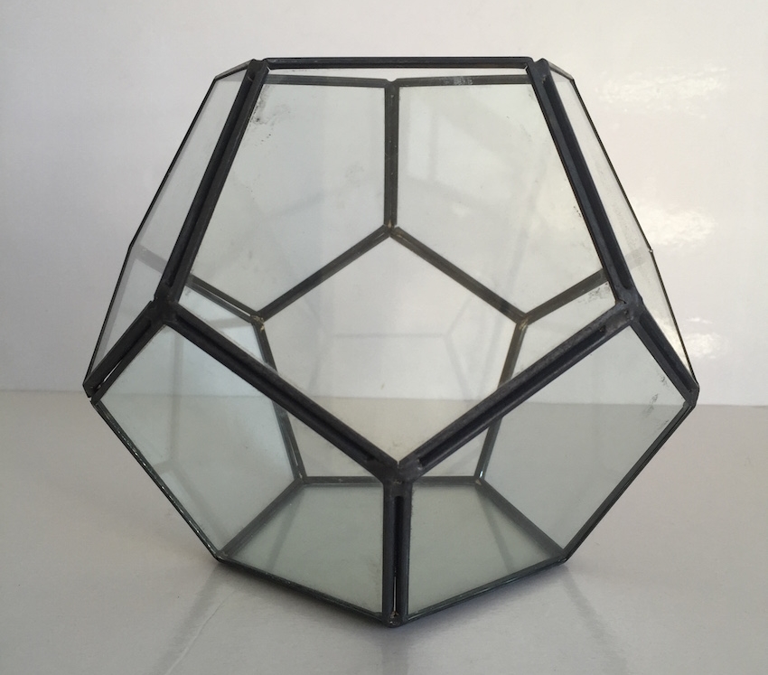高硼硅玻璃多面体几何玻璃花房