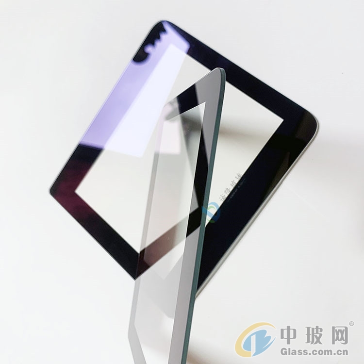 AR玻璃 带丝印的AR镀膜玻璃 钢化玻璃