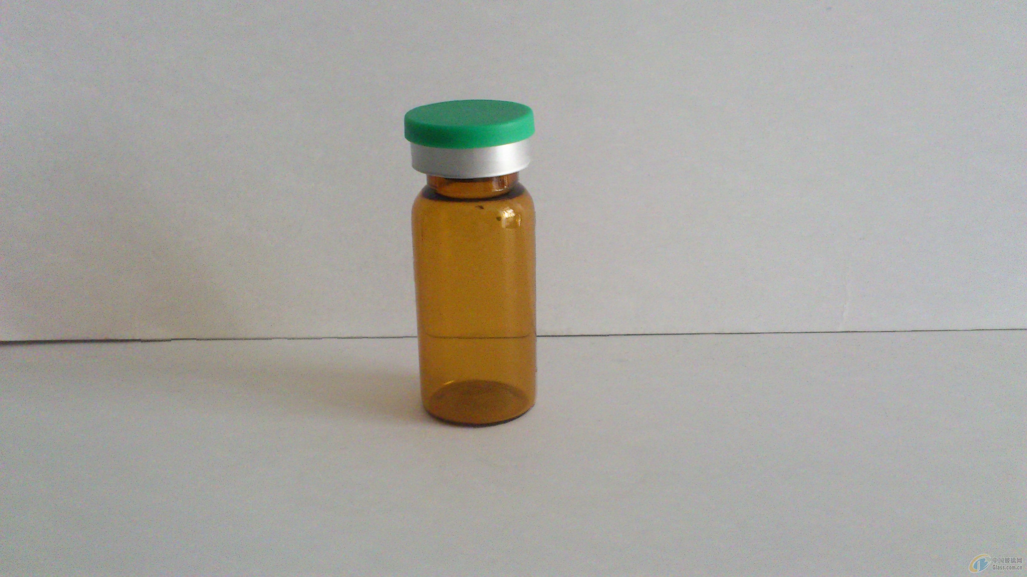 10ml棕色中硼西林瓶配绿色铝塑复合盖10毫升棕色西林瓶