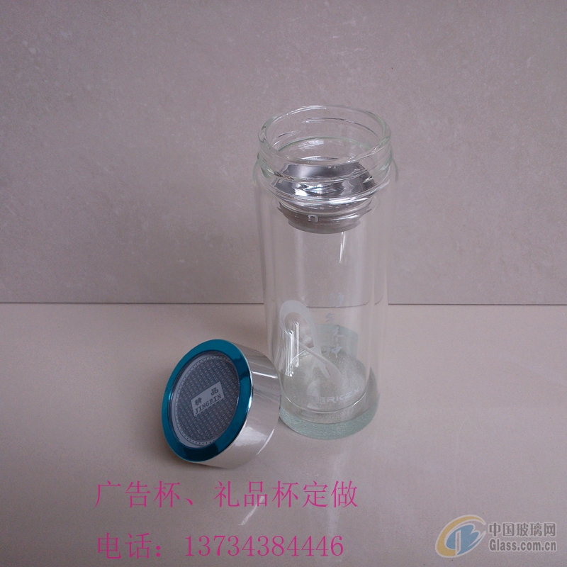 [图]江苏常州双层玻璃杯广告杯印制厂