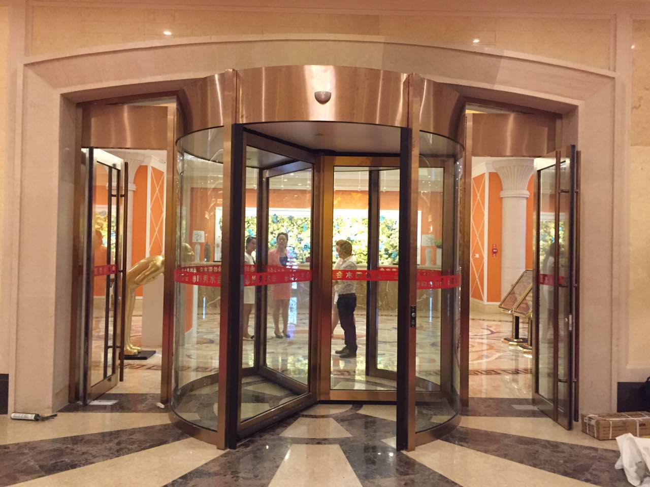 四翼旋转门厂家供应 酒店转门厂