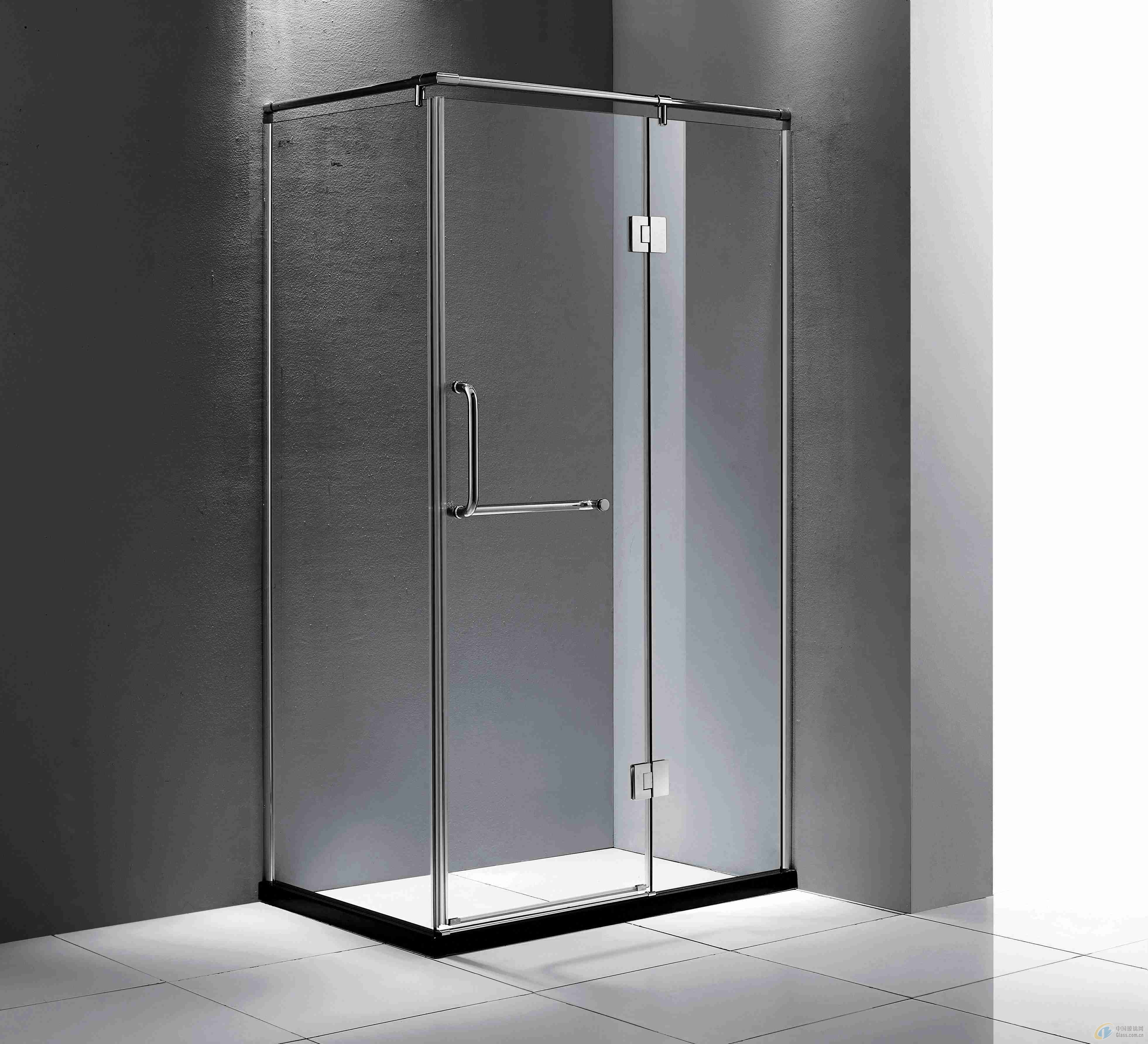 卫生间淋浴房玻璃隔断装修设计图_装信通网效果图