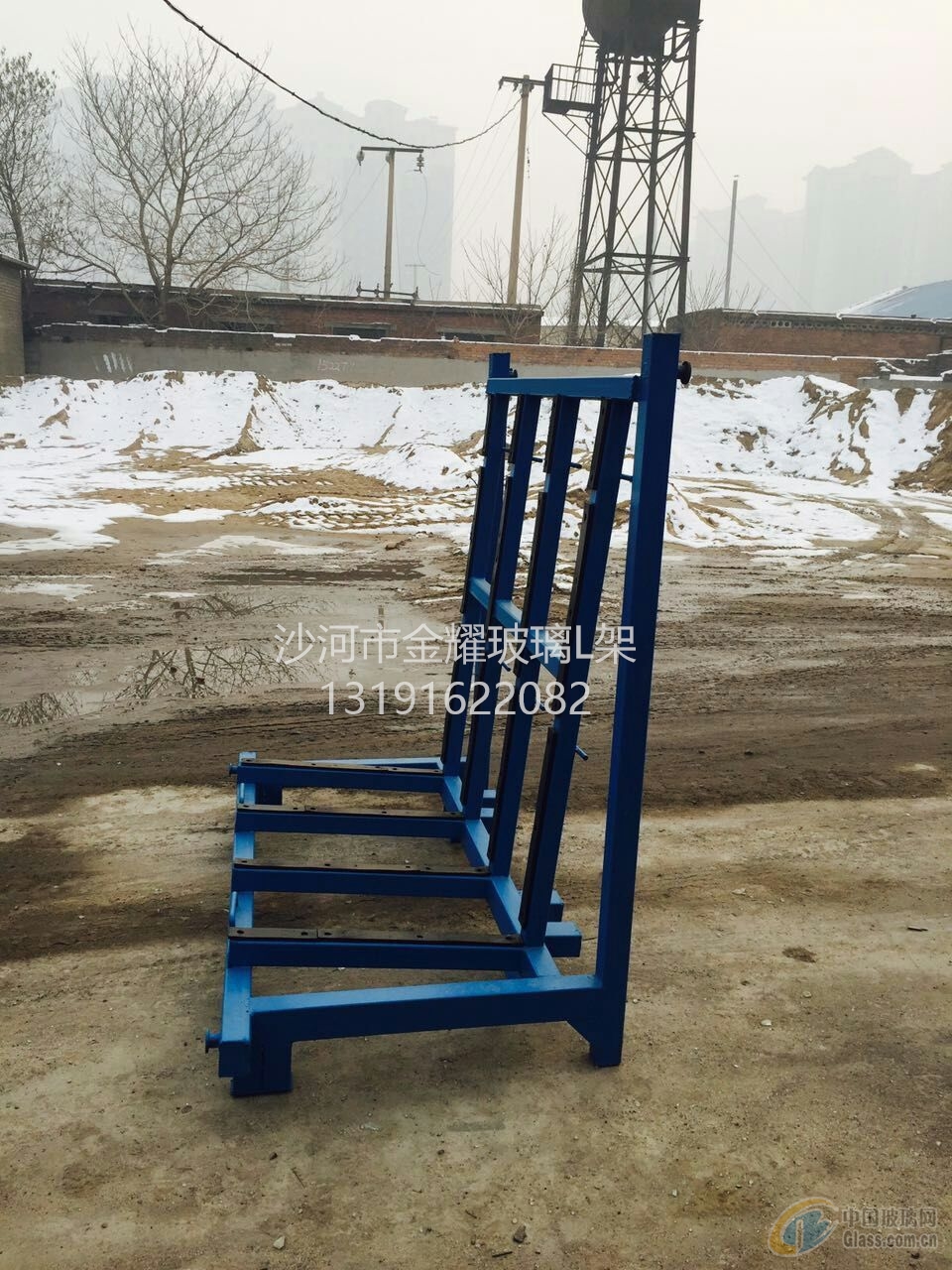 玻璃铁架子l架