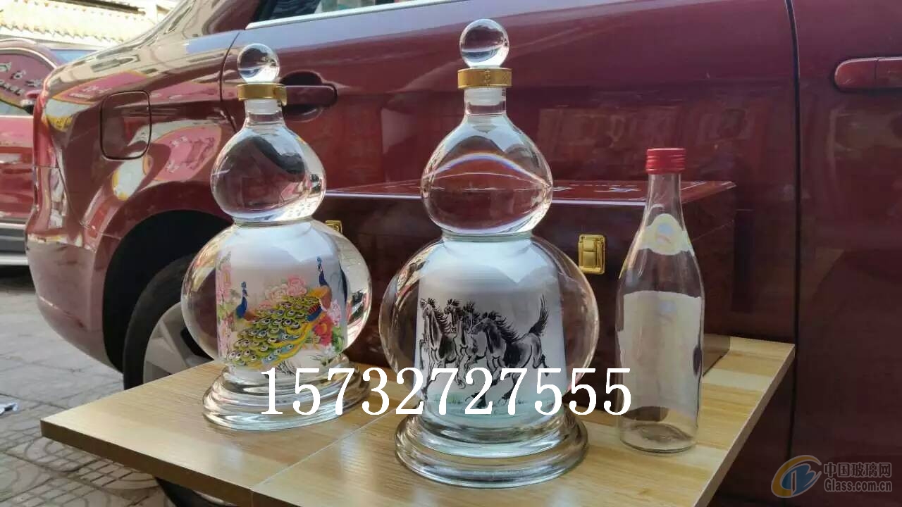 玻璃瓶 > 葫芦内画玻璃瓶创意手工玻璃摆件工艺内画摆件  订货量 价格