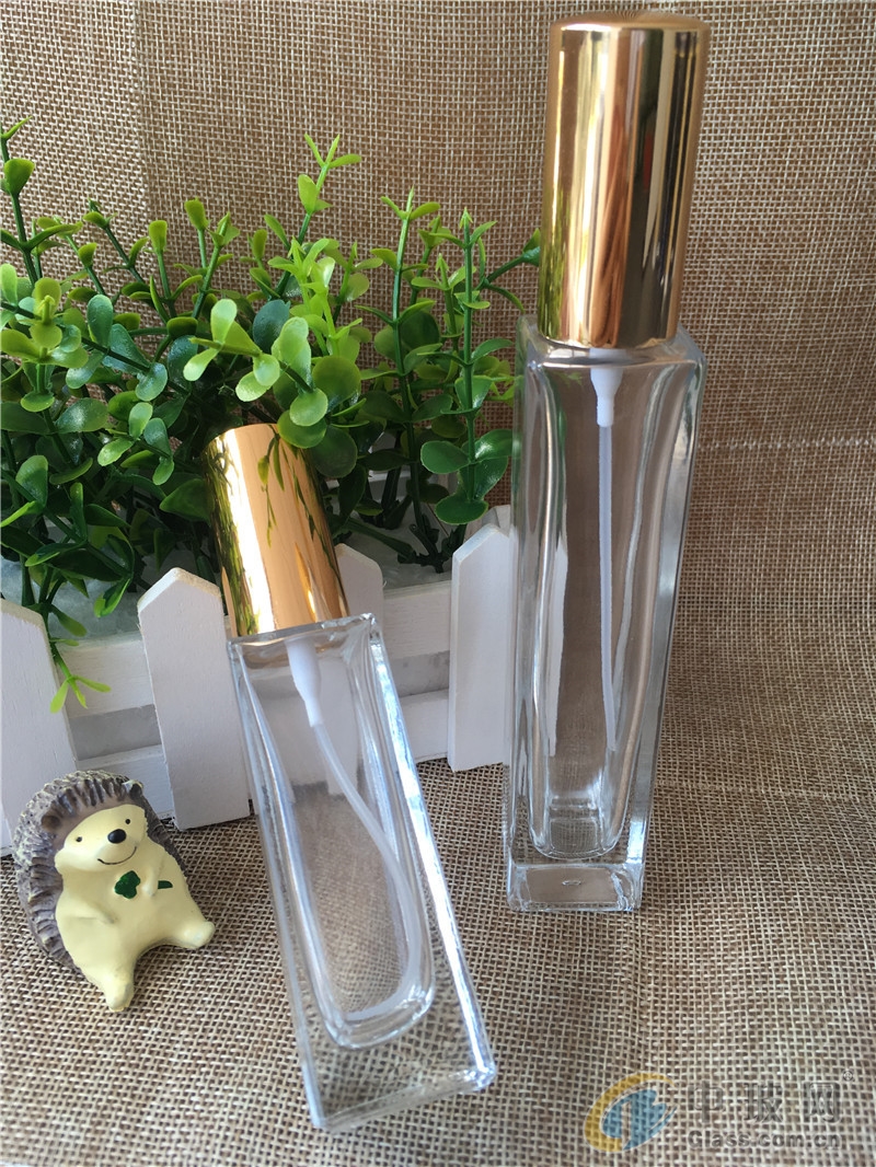 可定制透明正长方形高等香水瓶细喷雾瓶化妆品分装瓶子