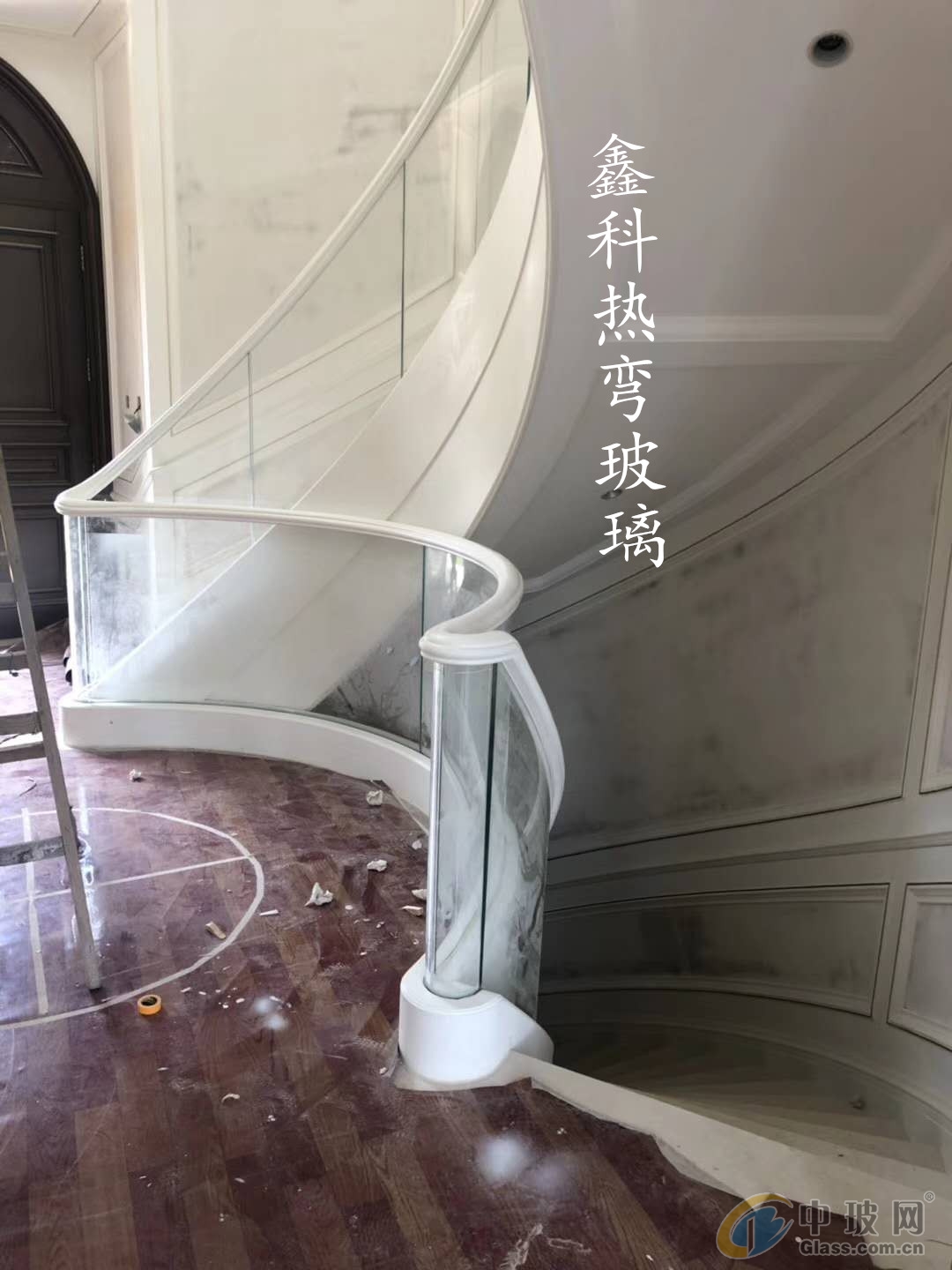 热弯玻璃 楼梯玻璃