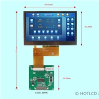 LVDS接口4.3寸TFT橫屏800*480分辨率