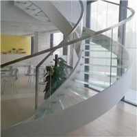 弧形玻璃、双曲玻璃、异形弯钢玻璃、热弯玻璃、弯钢玻璃、旋转楼梯玻璃