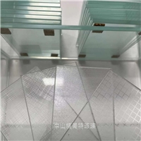 格美特酸洗蚀刻玻璃 磨砂钢化玻璃 浴室卫生间隔断屏风