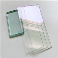 超白材质 紫红色AR镀膜玻璃 高透产品用厂