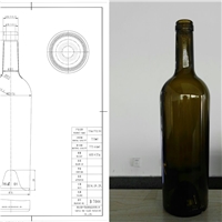 750ml墨綠色高等葡萄酒瓶