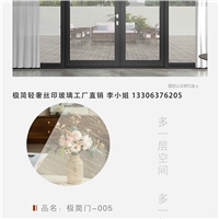 絲印玻璃網(wǎng)紅極簡門玻璃
