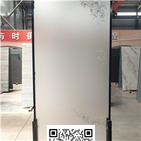 極簡門玻璃隔斷玻璃絲印玻璃