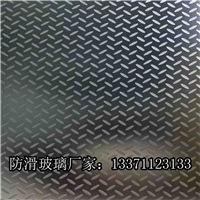 防滑玻璃地板樓梯踏步走廊棧道夾膠鋼化玻璃八字紋小圓點米粒壓花玻璃