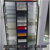 高溫彩釉裝飾可鋼化玻璃家具玻璃極簡(jiǎn)門(mén)玻璃