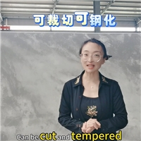 高溫彩釉巖板玻璃異地可裁切可鋼化
