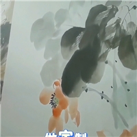 荷風(fēng)入壁，雅韻自生--高溫彩釉玻璃巖板芙蕖系列