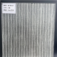 高溫彩釉極簡(jiǎn)門(mén)玻璃仿夾絲玻璃