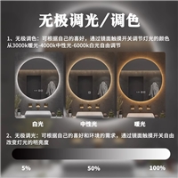 常規款圓形浴室鏡尺寸可定制