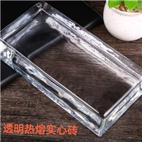 透明雙面冰晶紋隔斷墻水晶磚吧臺(tái)客廳背景墻方形玻璃磚批發(fā)現(xiàn)貨