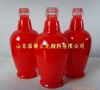 供应玻璃酒瓶中国红