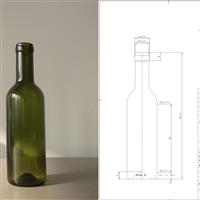 375ml墨綠色葡萄酒瓶