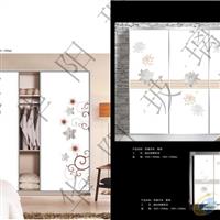 供應衣柜玻璃新款新工藝繡雕系列