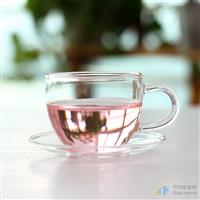 手工吹制玻璃杯 茶杯 品杯 小把杯