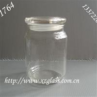 供应玻璃烛台，玻璃罐 ，储物罐，玻璃盖