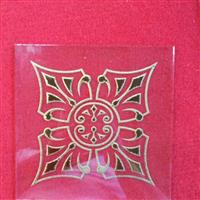 鋼意大利絲印系列多種圖案門芯玻璃