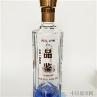 新款高等玻璃酒瓶 500ml白酒瓶 烤花彩色噴涂酒水瓶