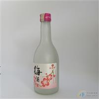 廠家生產(chǎn)訂做磨砂玻璃酒瓶 米酒瓶 清酒瓶 果汁飲料瓶