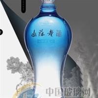 高等白酒瓶，噴涂彩瓶，晶白料玻璃瓶，工藝玻璃瓶，烤花瓶