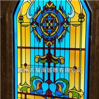 教堂玻璃低反射玻璃画