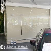 廣州汽車(chē)4S店調(diào)光玻璃 匯馳智能霧化玻璃