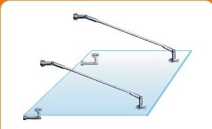 不銹鋼玻璃雨篷配件