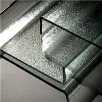U型玻璃冰花纹U型玻璃广州优越特种玻璃