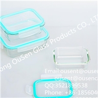 欧森耐热玻璃保鲜盒 高硼硅耐热保鲜盒