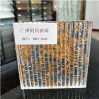 广州坑纹条纹玻璃 夹丝玻璃 半圆形玻璃