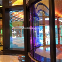 广州幻彩玻璃 炫彩钢化玻璃 彩色变色玻璃