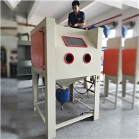 江門噴砂機 鑄鐵件表面打砂高壓噴砂機