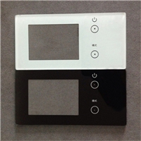 东莞钢化玻璃厂家加工智能丝印钢化玻璃面板