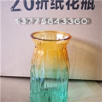 徐州玻璃瓶厂家供应彩色喷涂玻璃花瓶