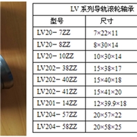 【超精】LV20-10ZZ滾輪軸承