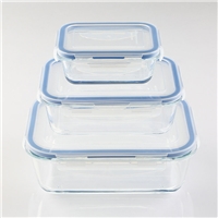 长方形 玻璃保鲜盒 玻璃碗  玻璃容器  高硼硅 耐热玻璃