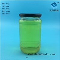 徐州生产600ml果酱玻璃瓶