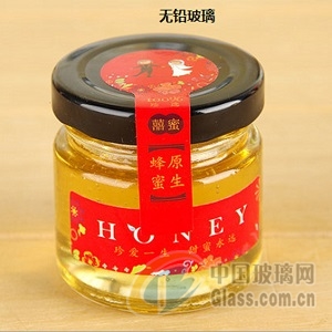 供应50ml喜蜜玻璃瓶，马口铁盖喜蜜玻璃瓶