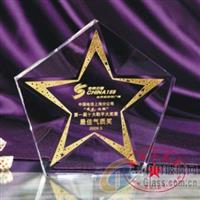 電信公司年會歌唱賽水晶獎牌
