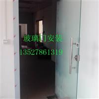 廣州地彈簧玻璃門磨砂玻璃門安裝